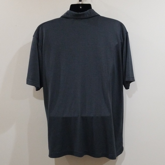 H&H sueded men's black and gray striped shirt - Picture 6 of 8